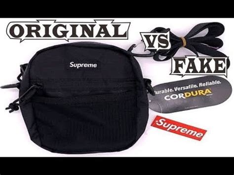 supreme waist bag fw17 real vs fake|genuine supreme vs false.